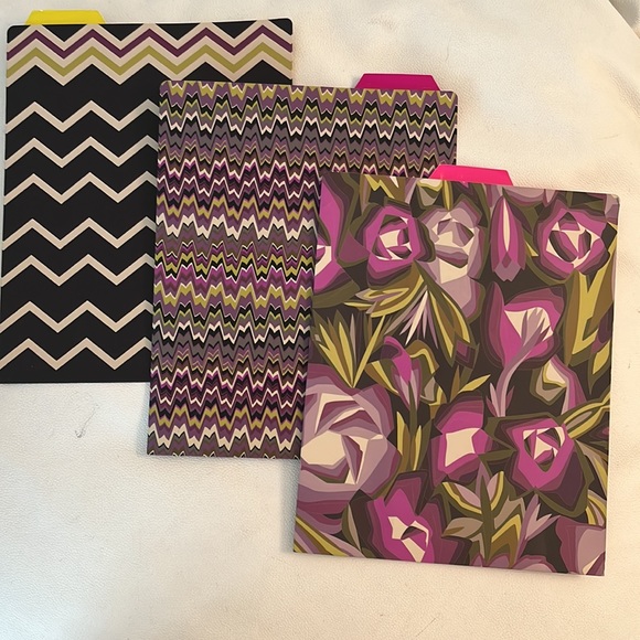 MISSONI FOR TARGET FILE FOLDER WITH 3 INSERTS/ NEW! - Picture 5 of 16